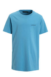 thumbnail: Blauwe jongens Airforce T-shirt van katoen met effen, korte mouwen en ronde hals