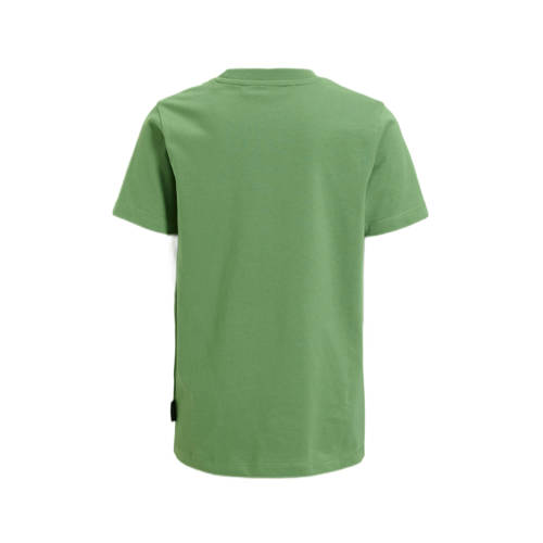 Airforce T-shirt groen Jongens Biologisch katoen Ronde hals Effen 128
