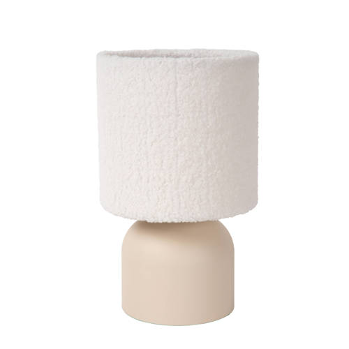Lucide tafellamp Woolly Beige | Tafellamp van