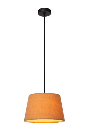 WOOLLY - Hanglamp - Ø 28 cm - 1xE27 - Okergeel 