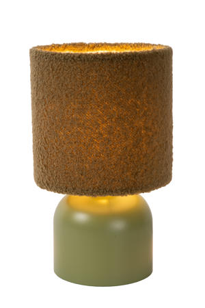 WOOLLY - Tafellamp - Ø 16 cm - 1xE14 - Groen