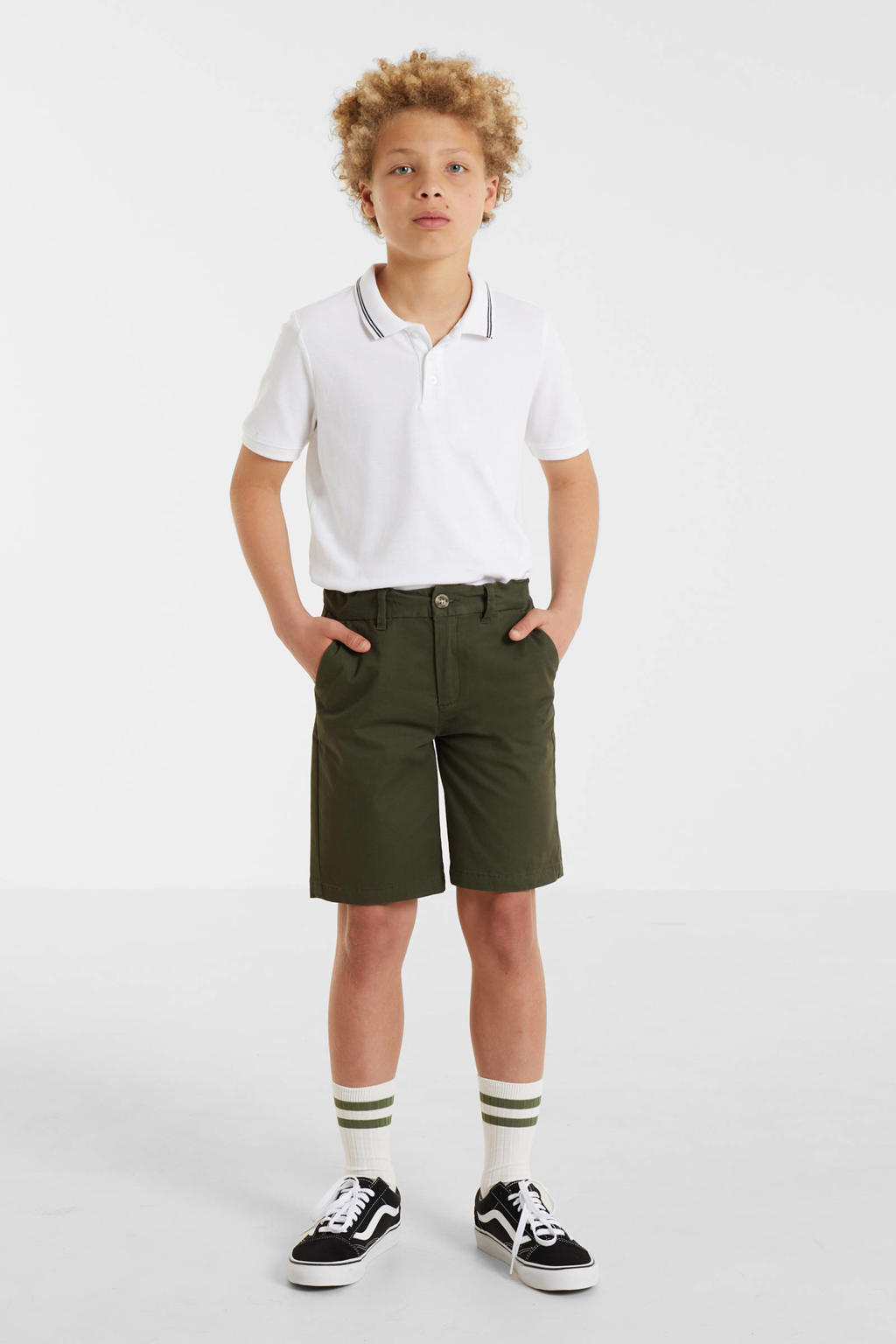 anytime chino short khaki