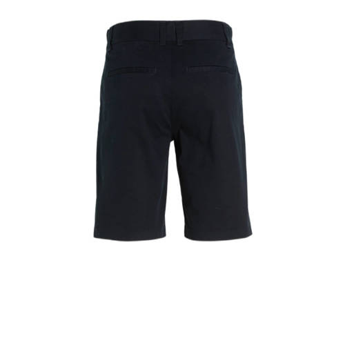 anytime chino short navy Korte broek Blauw Jongens Katoen Effen 146 152