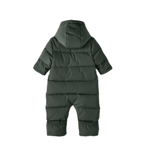 name it BABY winterpak NBNMEDOW03 donkergroen Jas Jongens Meisjes Polyester Capuchon 50 56