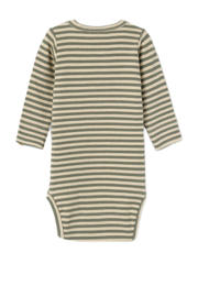 thumbnail: LIL' ATELIER BABY romper NBMGAGO groen/ecru