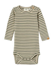 thumbnail: LIL' ATELIER BABY romper NBMGAGO groen/ecru