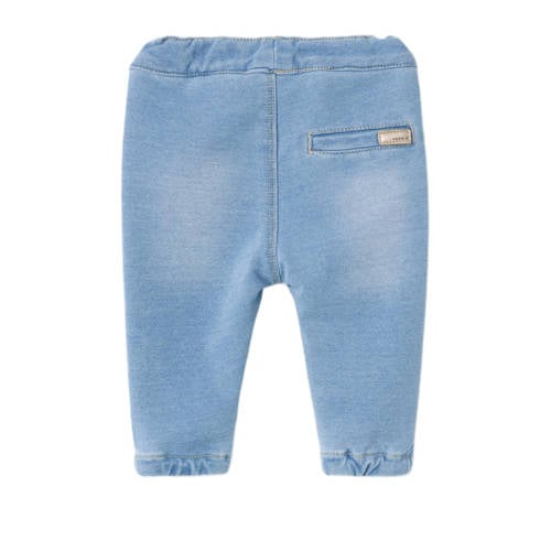 name it BABY broek NBFBELLA light blue denim Blauw Jongens Katoen 50