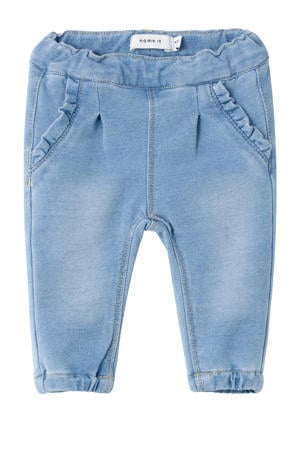 baby broek NBFBELLA light blue denim