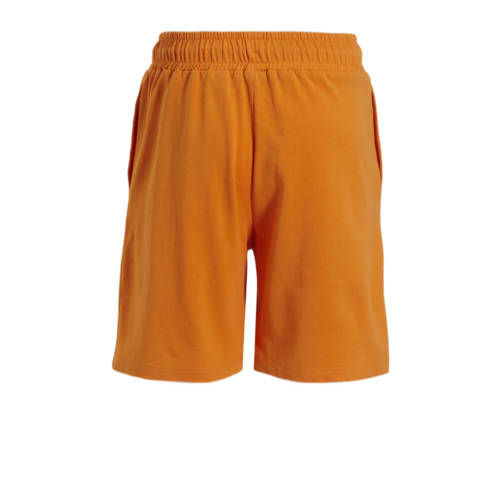 Anytime sweatshort met printopdruk oranje Katoen Printopdruk 110 116