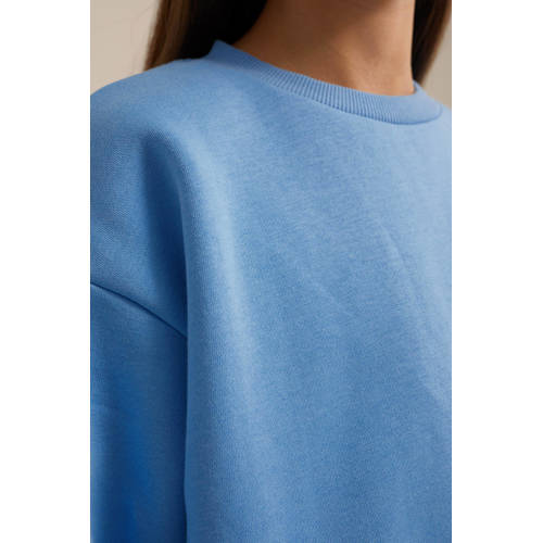 WE Fashion Blue Ridge sweater lichtblauw 158 164