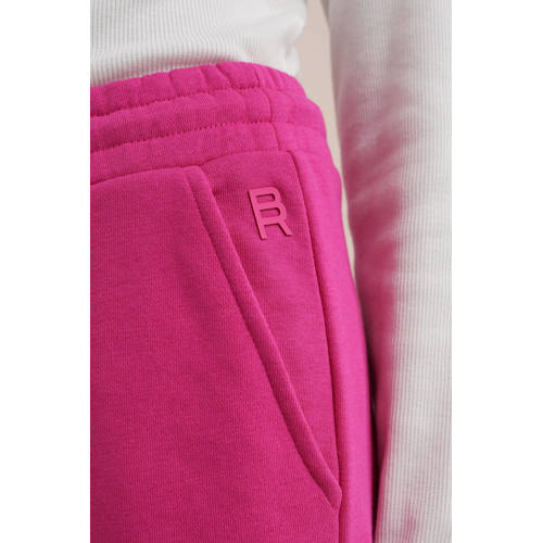 WE Fashion Blue Ridge straight fit broek roze Meisjes Sweat Effen 98