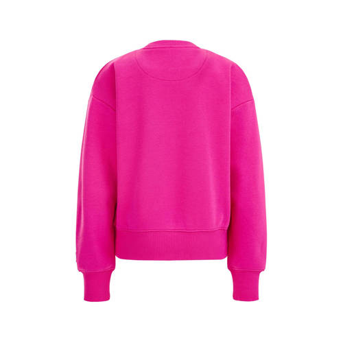 WE Fashion Blue Ridge sweater roze Effen 98 104 | Sweater van