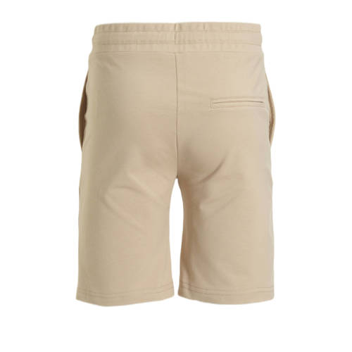 Bellaire regular fit sweatshort zand Korte broek Beige Jongens Stretchkatoen 158 164