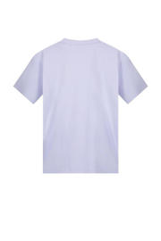 thumbnail: Blauwe jongens Bellaire T-shirt van katoen met effen, korte mouwen en ronde hals