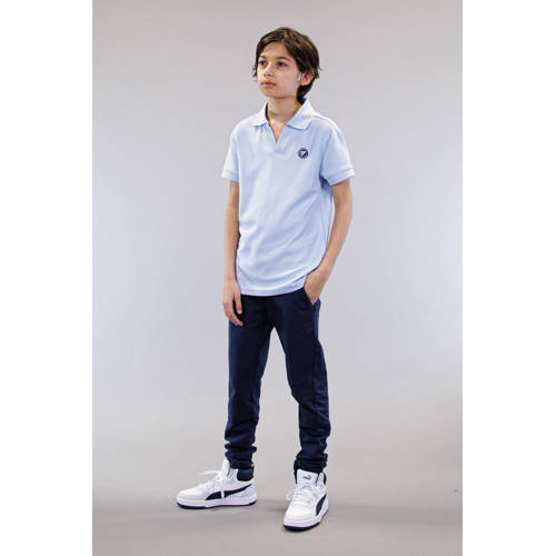 Bellaire polo zactblauw Jongens Polyester Polokraag Effen 158 164