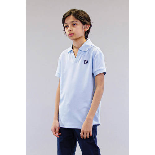 Bellaire polo zactblauw Jongens Polyester Polokraag Effen 158 164