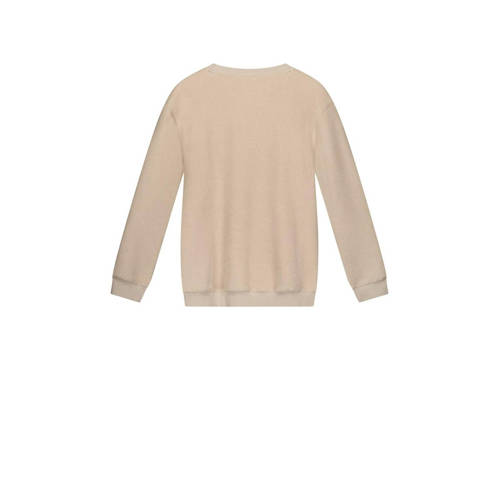 Bellaire sweater met logo beige Logo 122 128 | Sweater van