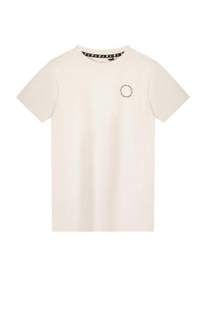 T-shirt met backprint grijs