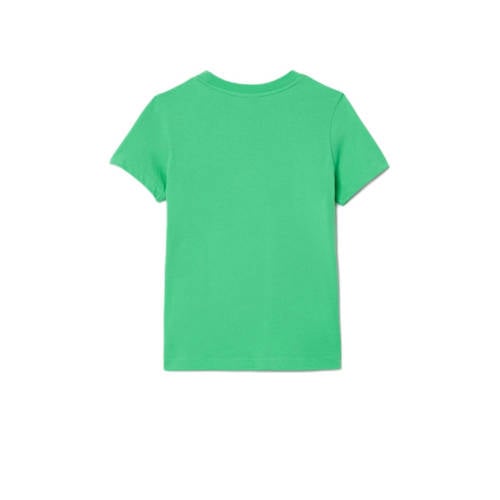 Lacoste T-shirt Groen Jongens Biologisch katoen Ronde hals Effen 116