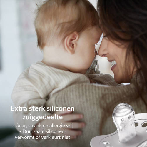 Difrax LOVI Dynamische Fopspeen 18+ Maanden Blauw & Groen