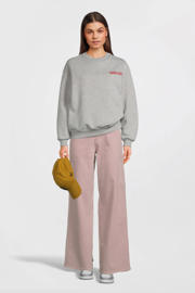 thumbnail: Sofie Schnoor sweater met backprint grijs/rood