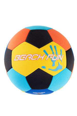   voetbal geel/blauw/oranje maat 