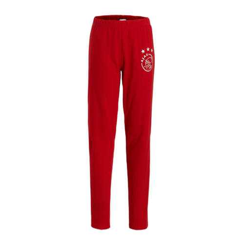 Ajax pyjama rood wit Jongens Meisjes Katoen Ronde hals Tekst 164
