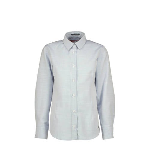Vingino overhemd LENN blauw Jongens Polyester Klassieke kraag Effen - 104