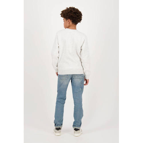 VINGINO sweater NEREO wit Effen 104 | Sweater van