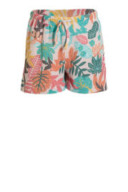 thumbnail: Multikleurige meisjes anytime crinkle short van polyester met elastische tailleband met koord