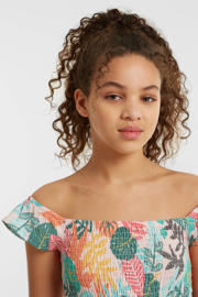 thumbnail: anytime crinkle jurk met all over print multi