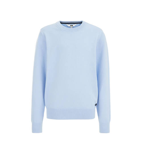 WE Fashion sweater morning blue Blauw Effen