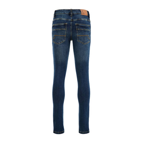 WE Fashion Blue Ridge skinny jeans used denim Blauw Jongens Stretchdenim 104