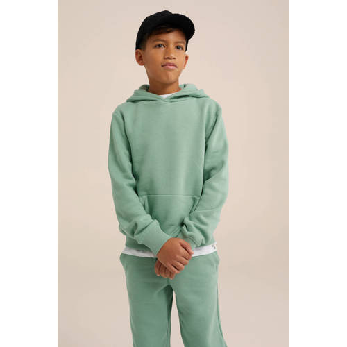 WE Fashion Blue Ridge hoodie bright petrol Sweater Groen 110 116