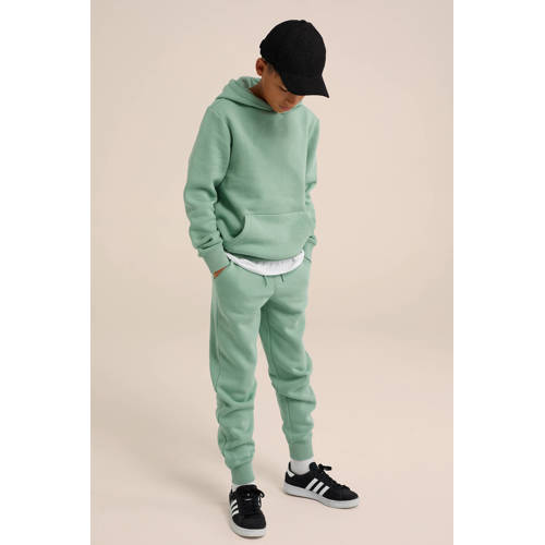WE Fashion Blue Ridge hoodie bright petrol Sweater Groen 134 140