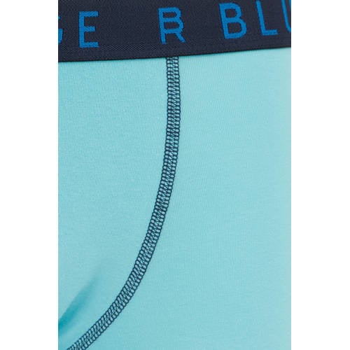 WE Fashion Blue Ridge boxershort set van 2 blauw donkerblauw lichtblauw Jongens Stretchkatoen 134 140