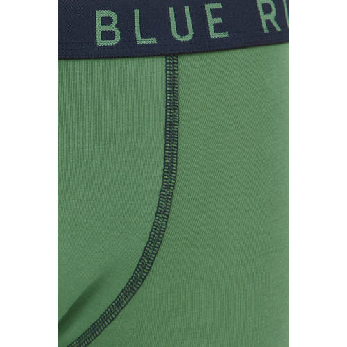 WE Fashion Boxershort groen donkerblauw set van 3 Jongens Stretchkatoen 110 116