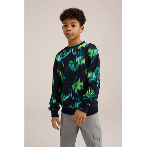 WE Fashion sweater met all over print multi All over print 110 116
