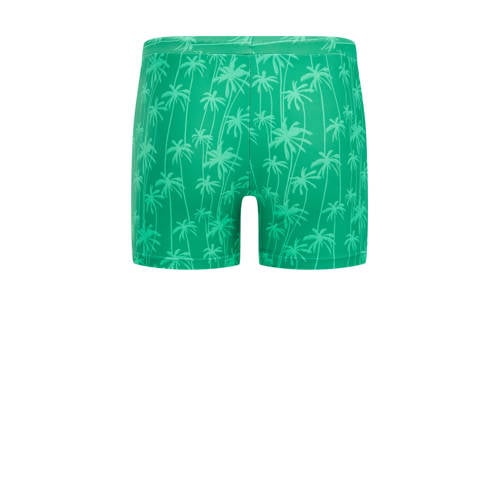 WE Fashion zwemboxer groen Jongens Gerecycled polyamide All over print 92