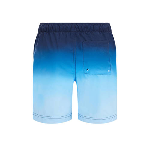 WE Fashion zwemshort blauw Jongens Gerecycled polyester Meerkleurig 92