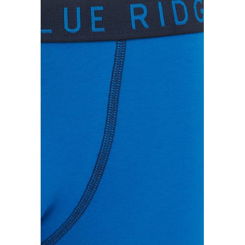 WE Fashion Blue Ridge boxershort set van 2 lichtblauw donkerblauw multicolor Jongens Stretchkatoen 158 164