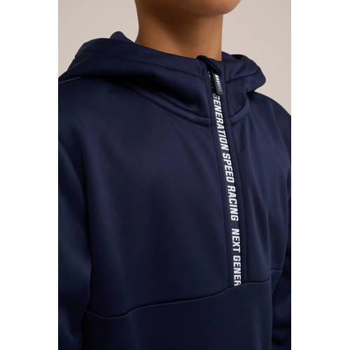 WE Fashion hoodie donkerblauw Sweater Effen 92 | Sweater van