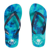 thumbnail: Blauwe jongens WE Fashion teenslippers van 100% rubber 