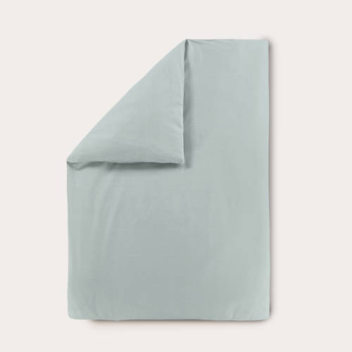NOUS Kids katoenen dekbedovertrek baby (100x135 cm) Groen Effen
