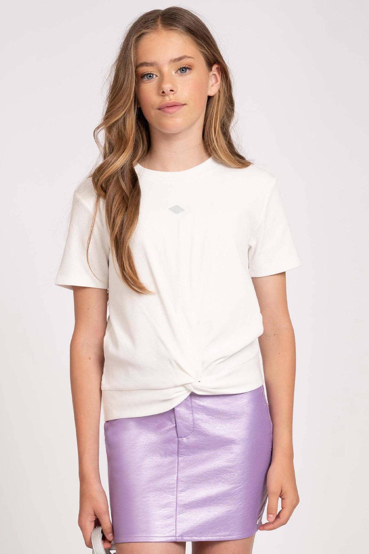 NIK&NIK Tshirt Knot offwhite
