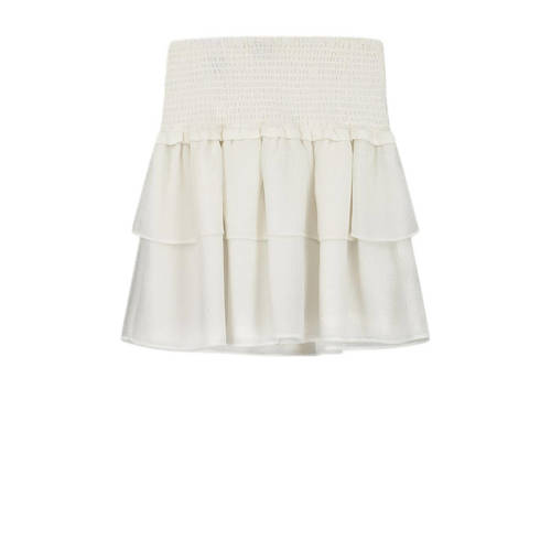 NIK&NIK rok Kingston offwhite Wit Meisjes Polyester Effen 128