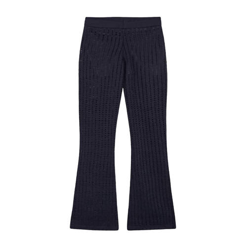 NoBell skinny broek Sisou donkerblauw Meisjes Polyester Effen 122 128