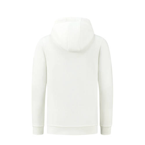 Ballin hoodie met printopdruk wit lichtblauw zwart Sweater Printopdruk 140