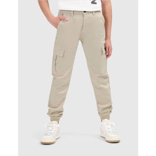 Ballin broek beige Jongens Stretchkatoen Effen 176