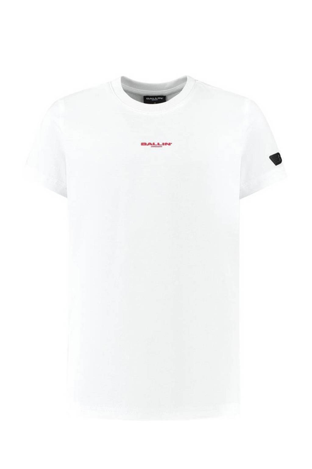 T-shirt met backprint wit